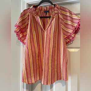 Democracy Double Flounce Top